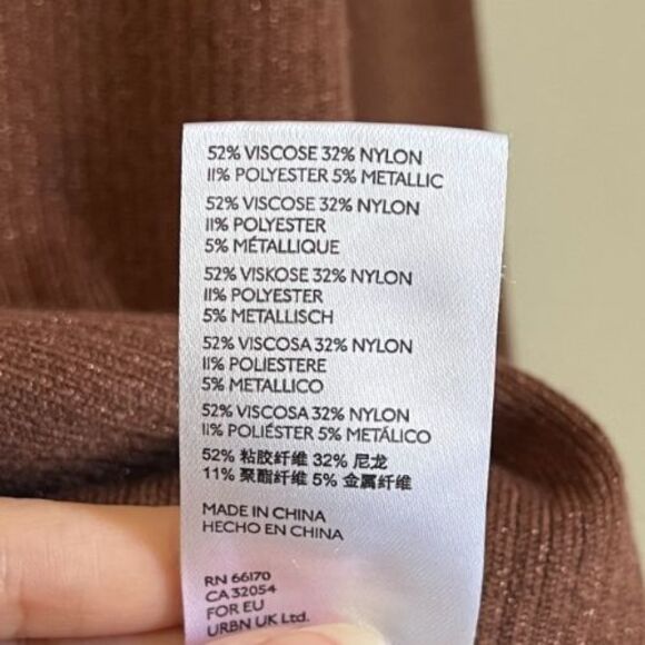 Maeve Anthropologie Thea V-Neck Sweater in Brown Size SMALL - Picture 5 of 6